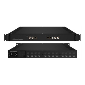 8/16/24 Multi Channel HD MI to 16 Carriers <strong>DVB</strong>-C RF <strong>Encoder</strong> <strong>Modulator</strong> QAM <strong>Modulator</strong> with Scrambling Function - Product Image 1