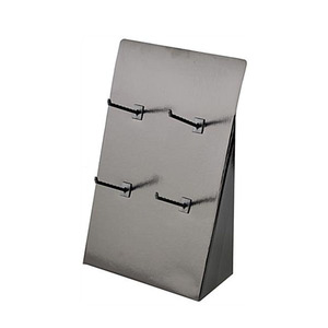 POS 2 Tier <strong>Paper</strong> Board Cardboard <strong>Counter</strong> Top Cosmetic <strong>Display</strong> Stand <strong>With</strong> Peg <strong>Hook</strong> - Product Image 1