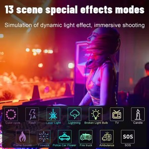 RSL-01 2500k-9000k RGB LED Video işığı değnek Vlog canlı akışı fotoğrafçılığı için taşınabilir el aydınlatma - Product Image 2