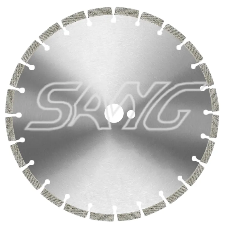 Arix-hoja de sierra de disco de corte para corte de hormigón reforzado, segmento de diamante soldado con láser