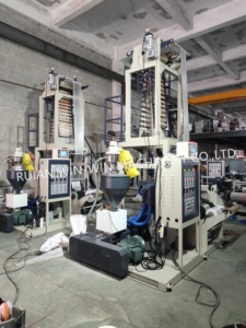 GYMI-50/600 <strong>HDPE</strong> LDPE Mini Plastic Extruder Film Blowing Machine for Blown Film <strong>Production</strong> <strong>Line</strong>