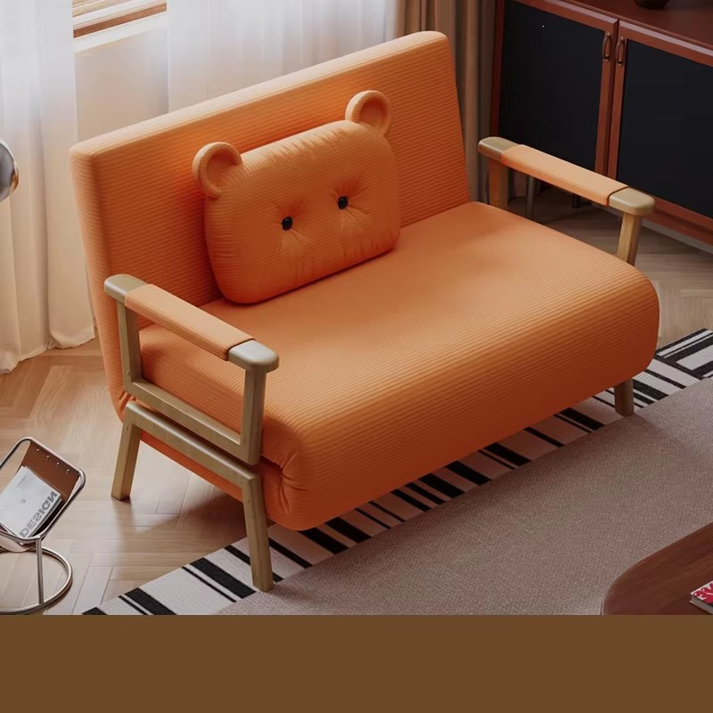 Éponge velours côtelé 100 orange