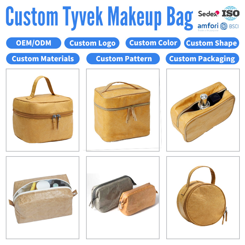 Bolsa de Maquillaje Personalizada de Tyvek