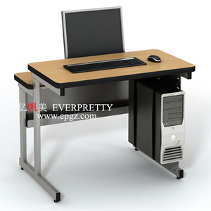 Di alta Qualità di Scuola Mobili Singolo Studente Scrivania Tavolo Del Computer di Progettazione con Parete Divisoria per Laboratorio