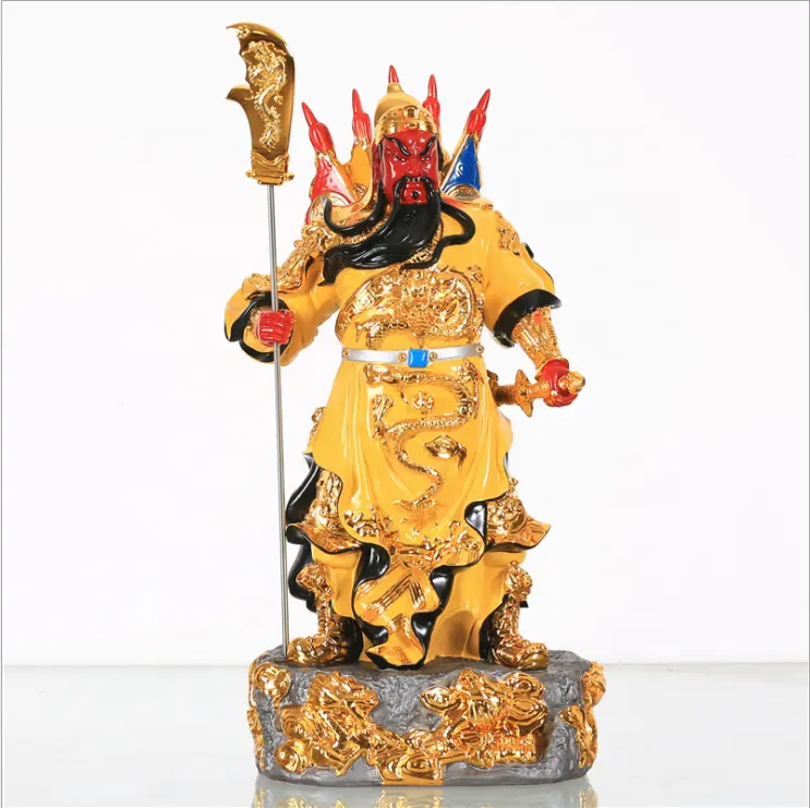 Guan Yu Guan Gong Galan Buddha Statue Decoration Crafts God of Wealth Resin Guan Erye Wu God of Wealth