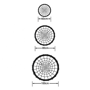 Trẻ em ngoài trời của cây làm tổ đu 60cm Vòng dây treo web nhà sản xuất và nhà cung cấp cho công viên và sân chơi - Product Image 4