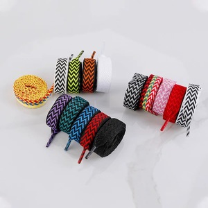 INS Fashion Lan-vin Dây Giày Rộng 1.5Cm/2Cm/3Cm Giày Vải Họa Tiết Gợn Sóng NK SB Dunks AF Giày Bánh Mì Dây Giày Đế Bằng - Product Image 5