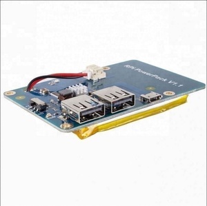 Raspberry Pi 3 Lithium-Akku-Netzteil-Erweiterungs karte Dual-USB-Ladegerät für mobiles Netzteil 5V 1A - Product Image 5
