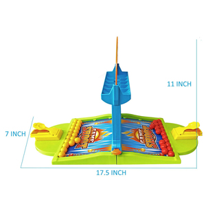 Connect Shots Bouncing Balls Board <strong>Game</strong> with 2 Catapult Shooters Interactive Battle <strong>Game</strong> Fun Time for Kids 4 in a Row - Product Image 5