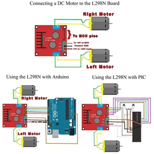 DC-Schrittmotor-Antriebs steuer platinen modul L298n Motor treiber platine - Product Image 4