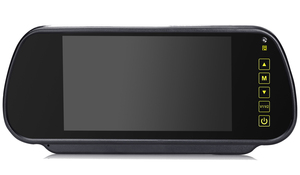 Monitor de espejo retrovisor de coche con pantalla mimética de 6,5 pulgadas Monitor de botón táctil de 12V 24V para vehículo - Product Image 4