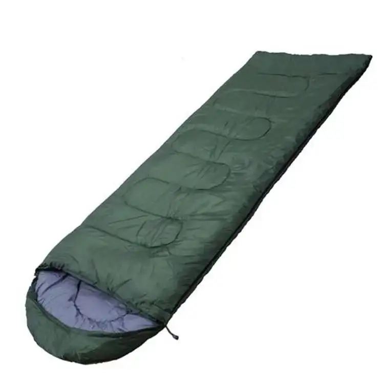 Werks-individualisierter hochwertiger schlafsack mit kapuze für draußen erwachsenen-camping-schlafsack