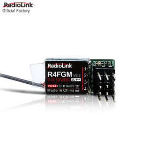Radyolink fabrika R4FGM alıcı için 2.4GHz 3-10VDC 4 kanallar RC Gyro Mini RC araçlar arabalar ve tekneler için radyo RC4GS V3 RC6GS - Product Image 2