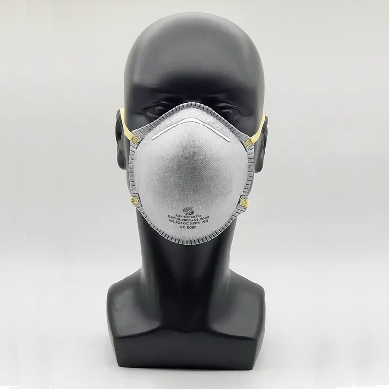 Masque de protection anti-poussière FFP2 respirateur anti-particules sans valve en forme de coupe de haute qualité en vente en gros