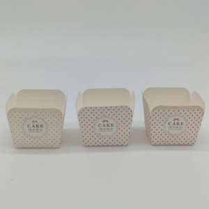 Nhà máy thân thiện với môi tùy chỉnh ecocraft hộp giấy nước dựa trên vuông thủ công phân hủy sinh học bức tường duy nhất cho thức ăn vật nuôi bánh bán hàng tự động - Product Image 6