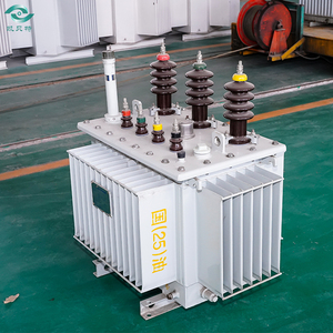 100KVA หม้อแปลงแบบแช่น้ำมันสามเฟส11Kv 220โวลต์หม้อแปลงชนิดโอลีที่ประหยัดพลังงาน - Product Image 1