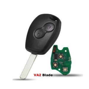 พวงกุญแจรีโมทสำหรับ Renault Kangoo II CLIO Iio III ที่เก็บฝุ่น Modus twingo Dacia Logan 2ปุ่ม433MHz ชิป PCF7947กุญแจหัวใจ - Product Image 2