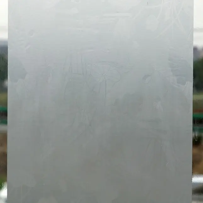 Jinyi-Película de vidrio autoadhesiva para decoración de ventanas, película de vidrio de lámina de privacidad esmerilada, 9030