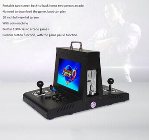 10 Inch LCD <strong>2</strong> <strong>Players</strong> Super Mini <strong>Arcade</strong> Game Machine 1388 in 1 Games Board Multi Game Console - Product Image 3