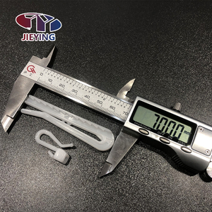 Jieying Nhà Sản Xuất Nhà Máy Giá Nhựa Rèm Theo Dõi Móc Chất Lượng Cao Điều Chỉnh Trắng Nhựa Rèm Đường Sắt Móc - Product Image 5