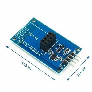 ESP8266 ESP-01 WiFi Wireless Transceiver Adapter modul Langstrecken serielle Schnitts telle Transparente Übertragung Blue Board ICs - Product Image 2