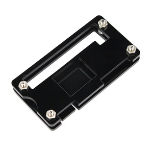 Aismartlink Raspberry Pi Zero Case Raspberry Pi zero W/WH astuccio in acrilico tre colori con dissipatore di calore - Product Image 5