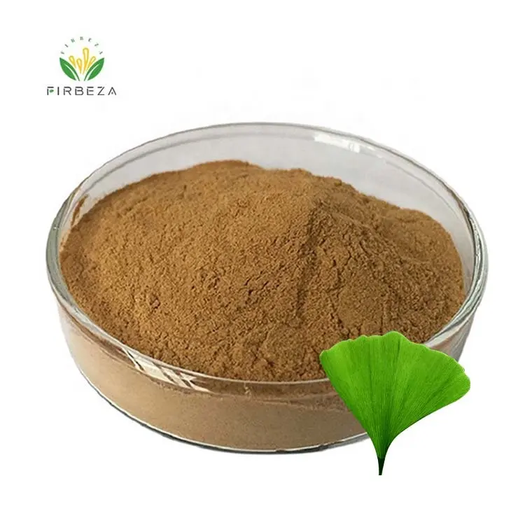 Giá Tốt 24% Flavonoids Terpene Lacton Hữu Cơ Tinh Khiết Chiết Xuất Bột Lá Ginkgo Biloba