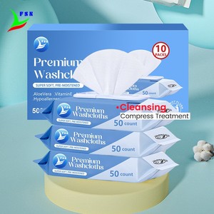 Hot Bán Biểu Tượng Tùy Chỉnh Dành Cho Người Lớn Không Dệt Kháng Khuẩn Thêm Mềm Mại Thân Thiện Với Môi Flushable Cá Nhân Bọc 1 Gói 48 Đếm Khăn Lau - Product Image 1