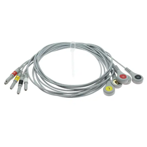 医療アクセサリーContec CMS 9000 Dinスタイル5リード0.9M ECGリード線TLC9803 IEC ECGケーブルスナップコネクタ付き - Product Image 1