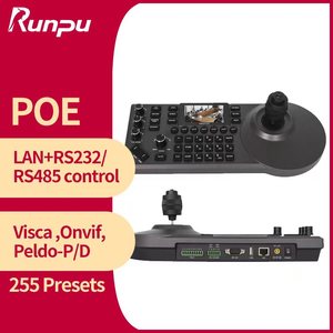 Runpu HK10UH <strong>Excellent</strong> TV Radio Studio Streaming Bundle=4K 20X HD MI <strong>LAN</strong> USB3.0 POE PTZ Camera and IP PTZ Controller Kit