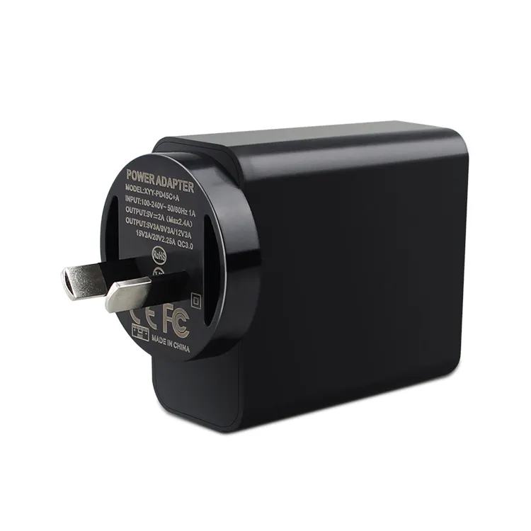 45W Loại C PD Sạc Nhanh 3.0 Cổng USB Duy Nhất SAA Cấp Giấy Chứng Nhận Điện Thoại Thông Minh Nhanh Nhanh Tường Power Adapter sạc