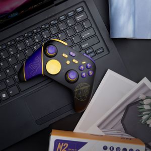 เกมแพดไร้สาย2.4ก. สำหรับ x BOX Series S x One S มอเตอร์สั่นคู่พร้อมปุ่มควบคุมเกมแชร์สำหรับ PS3/พีซี/สมาร์ทโฟน - Product Image 4