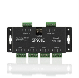 LED sihirli renk Splitter WS2811 şerit işık sinyali genişletici 5 kanallı SPI sinyal amplifikatörü - Product Image 2