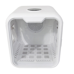 62l büyük kapasiteli ayarlanabilir hız ve sıcaklık zamanlayıcı düşük gürültü otomatik kedi köpek Pet saç kurutma makinesi kutusu - Product Image 1