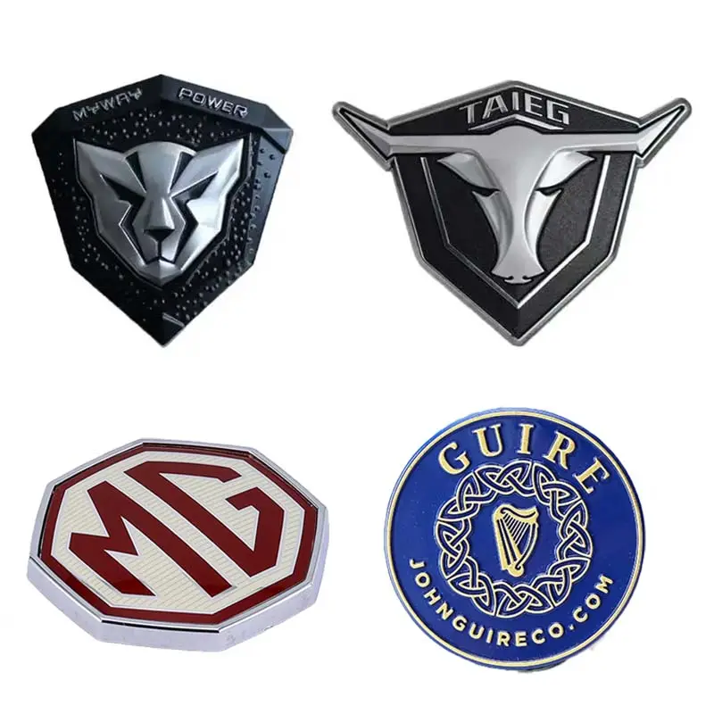 Maak Je Eigen Op Maat Gemaakte Zelfklevende Abs Plastic 3d Auto Grill Badges Auto Badges Auto Emblemen Voor Carrosserie Decoratie