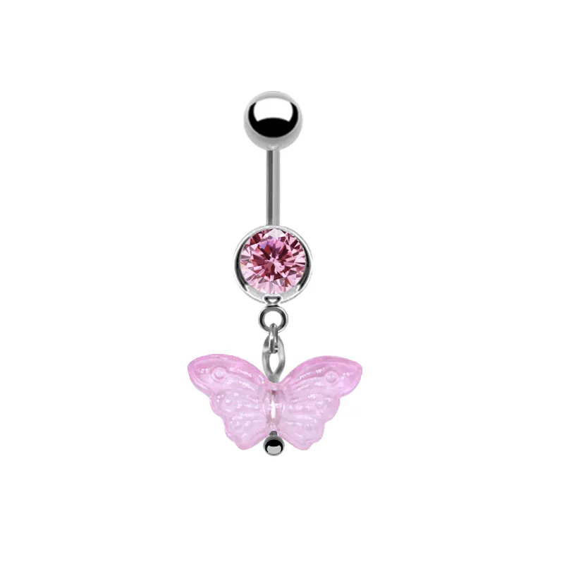 papillon rose