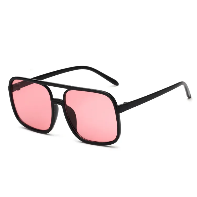 Promocional para las mujeres OEM diseño personalizado de moda marco PC gafas de sol con logotipo gafas de sol de plástico