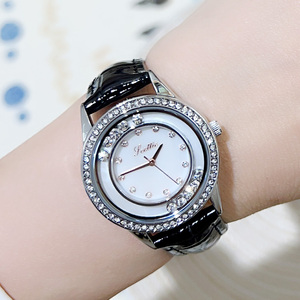 High Quality Scottie 9513B Women's Watch New Design Round Dial Leather Band Luxury Fashion Trend Quartz Watch - Product Image 1