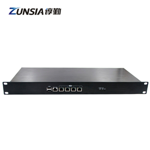 Pfsense firewall 1U montaje en rack computadora de 19 pulgadas con 4Lan Puerto computadora de red Atom D2550 N2800 procesador firewall Router - Product Image 5
