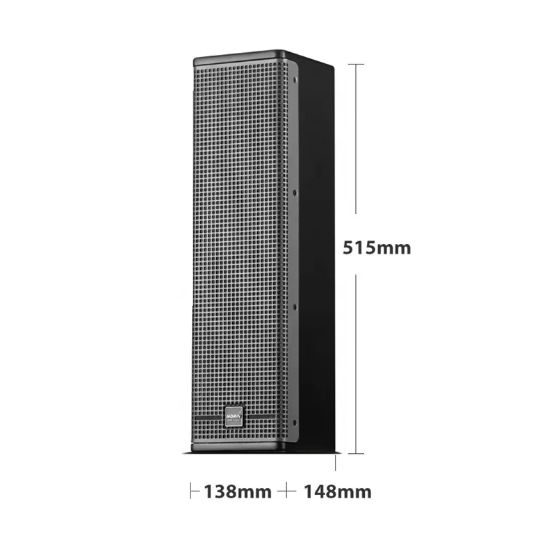 Venta caliente triple woofer de imán de neodimio de 4 pulgadas 4 ohm sonido pasivo 120W RMS potencia Altavoces de columna multimedia profesionales