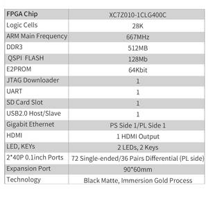 Scheda di sviluppo fpga a basso costo PZ7010-StarLite senza connettori per lo sviluppo scheda singola scheda di sviluppo fpga - Product Image 3
