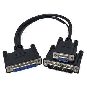 DB25 RS232 dişi DB9 dişi ve DB 25 erkek kablo DB9 DB25 seri Null Modem kablosu d-sub 9 Pin d-sub 25 Pin - Product Image 1