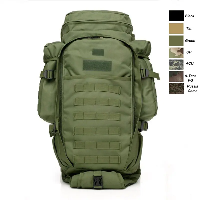 Водонепроницаемая походная Сумка для кемпинга на заказ, 70 л, военный тактический рюкзак