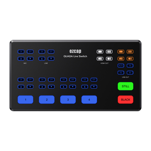 Ezcap328 QUADA-interruptor en vivo, 4 canales, HDMI, tarjeta de captura de vídeo, transmisión en vivo, estación, interruptor con múltiples botones - Product Image 1