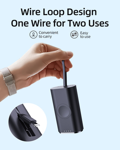 PD20W磁気5000mAhワイヤレスウォッチパワーバンク急速充電5W可動電源AppleSamsung用ポータブル内蔵ケーブル - Product Image 6