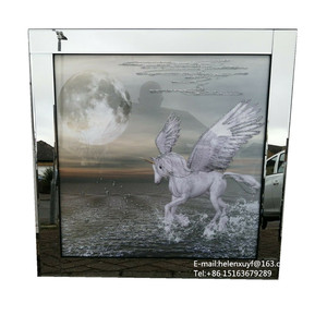 Khung Gương bạc với hình ảnh nghệ thuật long lanh <span class=keywords><strong>55x55</strong></span> cm Khung gương vát - Product Image 6