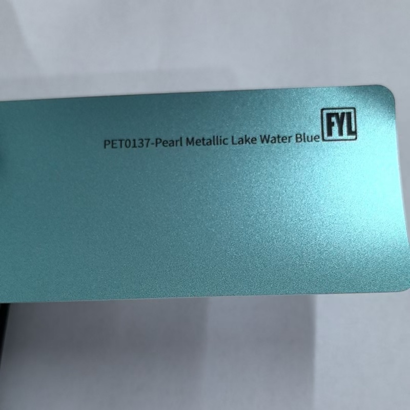 PET-Matte Metallic Lake Water Blue