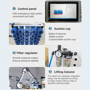 ORME industria cartone Palletizer Pallet collaborativo impilamento Robot palettizzazione sistema Robot prezzo - Product Image 5