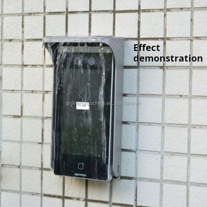 Sistema de control de acceso Máquina Cubierta impermeable Reconocimiento facial Máquina de huellas dactilares Control de acceso para sistema de seguridad al aire libre