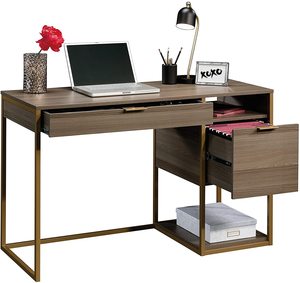 家庭办公室热卖廉价电脑桌现代大抽屉电脑桌学习桌 - Product Image 1